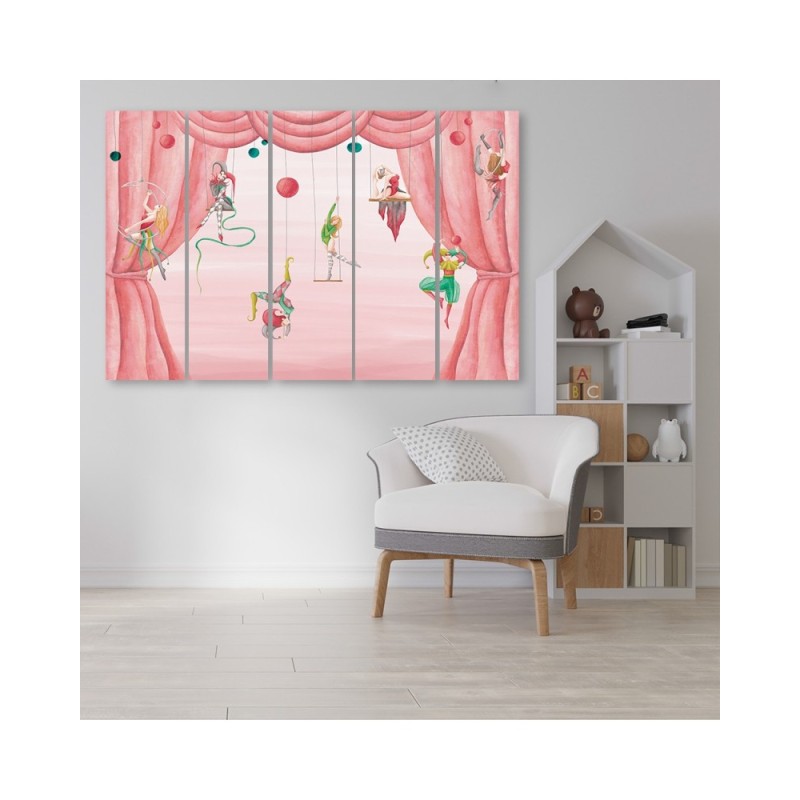 Leinwandbild modern - Zirkusakrobat | Feeby