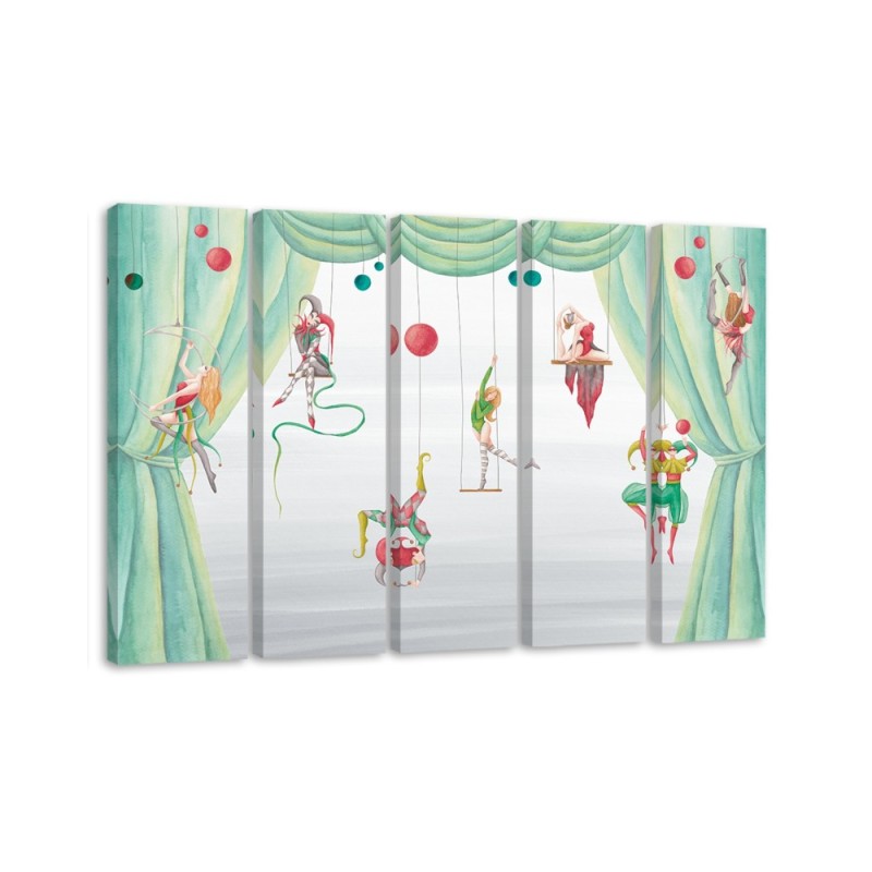 Leinwandbild - Zirkusakrobat | Feeby