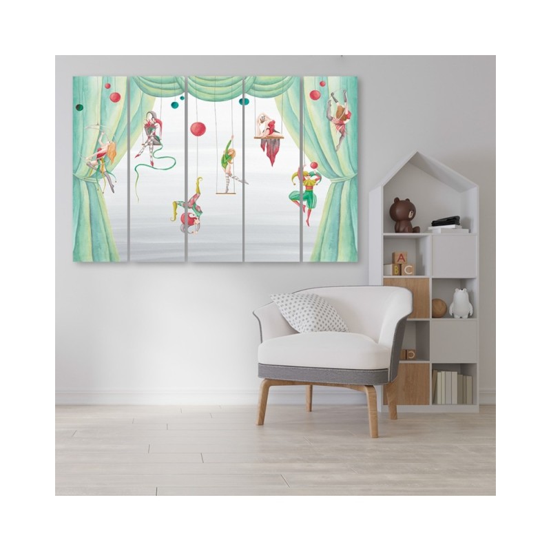 Leinwandbild - Zirkusakrobat | Feeby