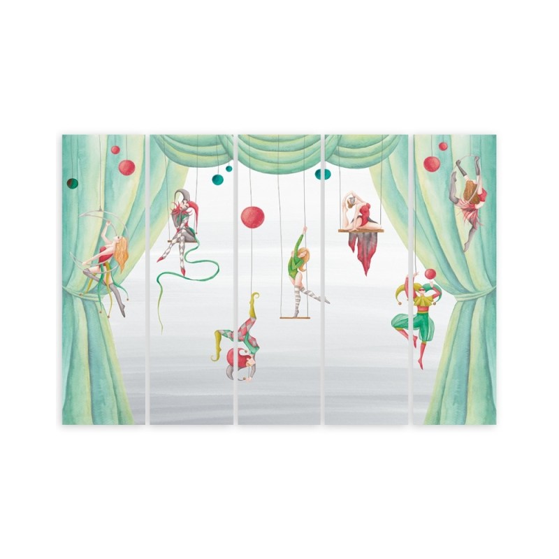 Leinwandbild - Zirkusakrobat | Feeby