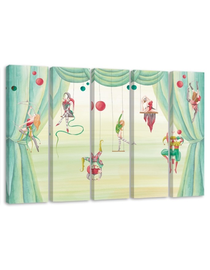 Bild auf Leinwand - Zirkusakrobat | Feeby