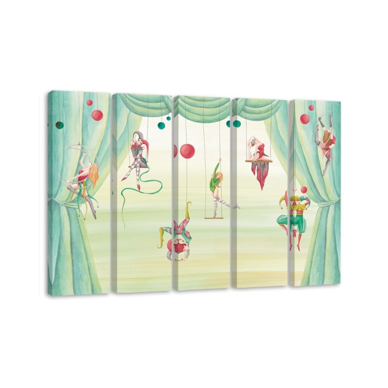 Bild auf Leinwand - Zirkusakrobat | Feeby
