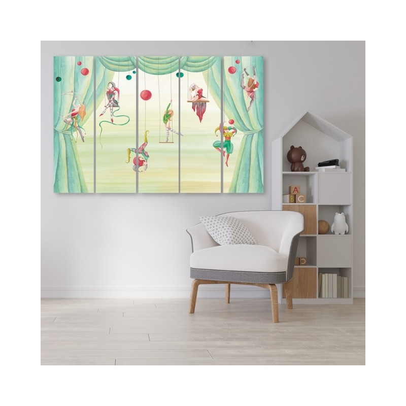 Bild auf Leinwand - Zirkusakrobat | Feeby