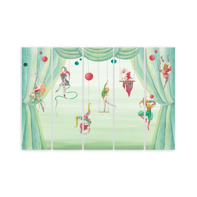 Leinwandbild - Zirkusakrobat | Feeby