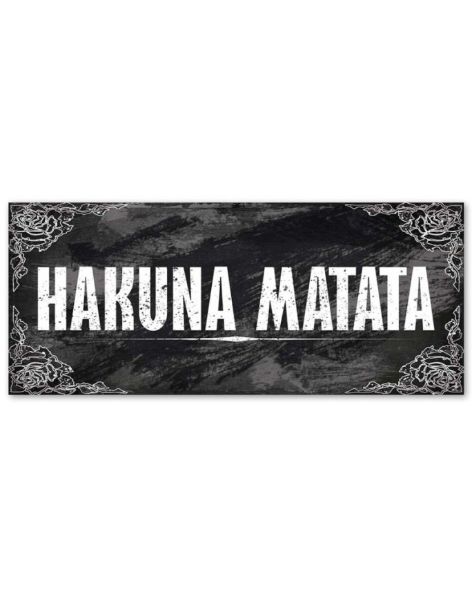 Dla młodzieży panoramiczny - Hakuna Matata napis Król Lew | FEEBY
