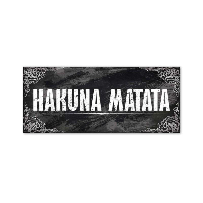 Dekoratives Leinwandbild - Hakuna Matata König der Löwen | Feeby