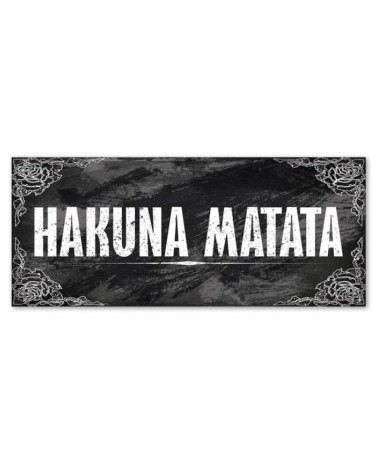 Dekoratives Leinwandbild - Hakuna Matata König der Löwen | Feeby