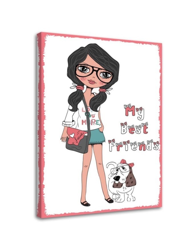 Bild auf Leinwand - Beste Freunde | Feeby