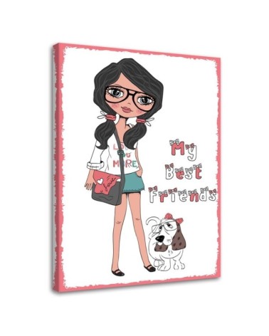 Bild auf Leinwand - Beste Freunde | Feeby