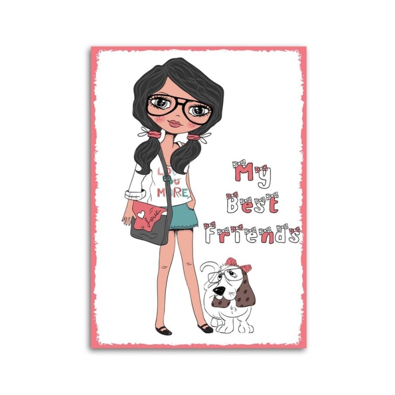 Bild auf Leinwand - Beste Freunde | Feeby