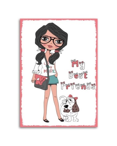 Obraz do pokoju młodzieżowego - Best friends | FEEBY