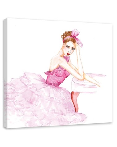 Canvas painting for a teenage girl - Ballerina Gisifraga | FEEBY
