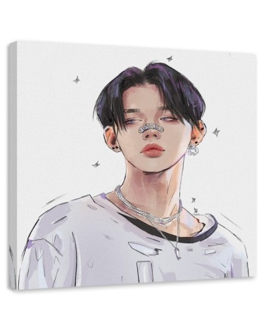 Decorative Canvas painting for teenage girls - Fashionable teenager Vivian Arty | FEEBY