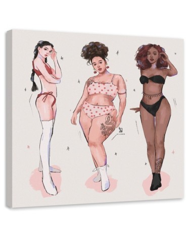 Canvas print for teenage girls - Girls Vivian Arty | FEEBY