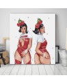 Obraz do pokoju młodzieżowego - Pani wisienka Vivian Arty | FEEBY