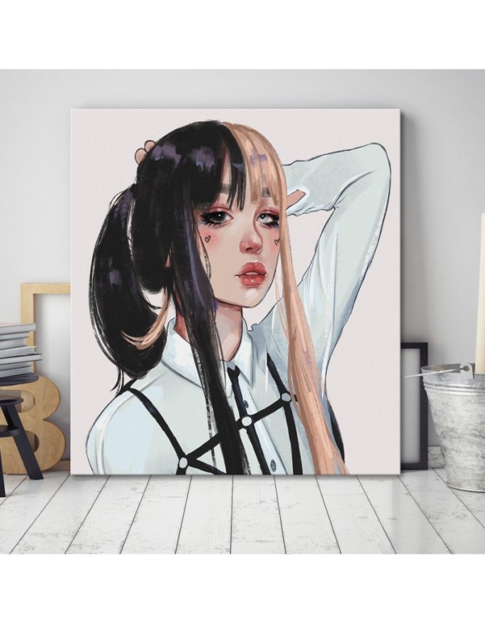 Obraz do pokoju nastolatków - Dwukolorowe oczy Vivian Arty | FEEBY