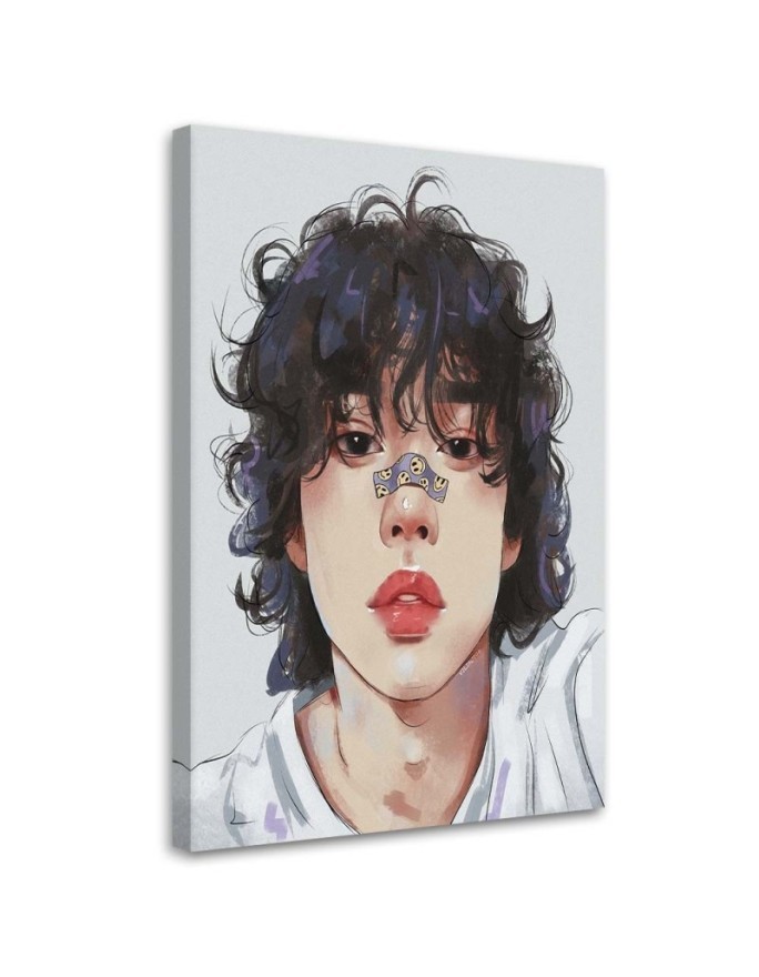 Dla nastolatek obraz canvas - Chłopak z plastrem na nosie Vivian Arty