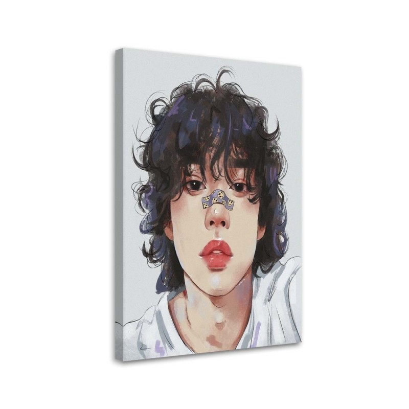 Dla nastolatek obraz canvas - Chłopak z plastrem na nosie Vivian Arty
