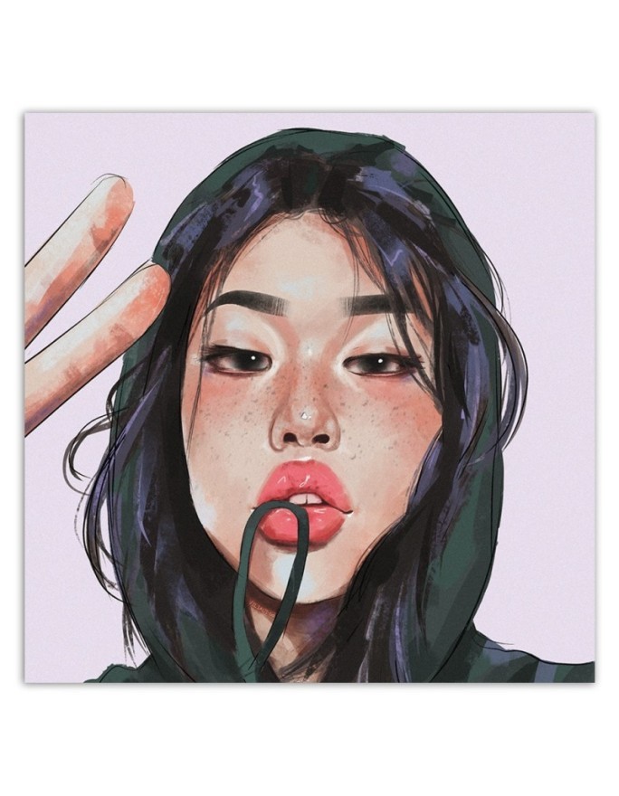 Obraz na płótnie drukowany - Selfie nastolatka Vivian Arty | FEEBY