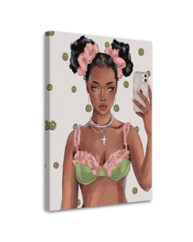 Fashionable Canvas paintings for teenagers - Girl Vivian Arty | FEEBY