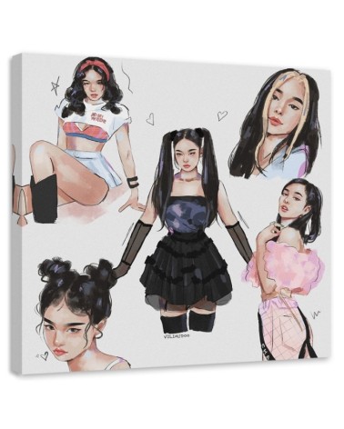 Canvas prints for teenage room - Teenage girls styling by Vivian Arty | FEEBY