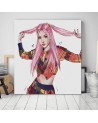 Modne obrazy dla nastolatków - Dziewczyna w różowych włosach Vivian Arty