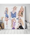 Obraz dekoracyjny dla nastolatków - Blond piosenkarka Vivian Arty
