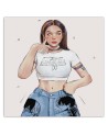 Nowoczesny obraz dla nastolatków - Dziewczyna w jeansach Vivian Arty