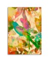 Digital art Canvas painting for the living room - Tropical birds 2 Andrea Haase | FEEBY