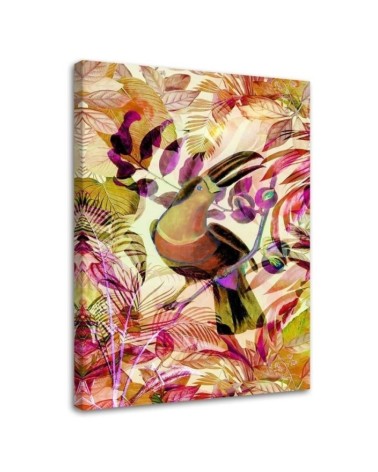 Canvas painting - Tropical colourful toucan Andrea Haase | FEEBY