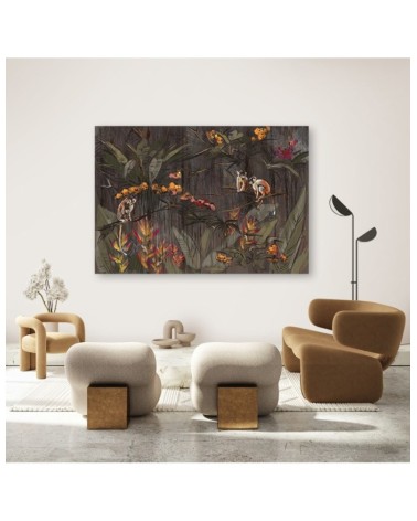 Bild auf Leinwand - Affen im Dschungel | Feeby