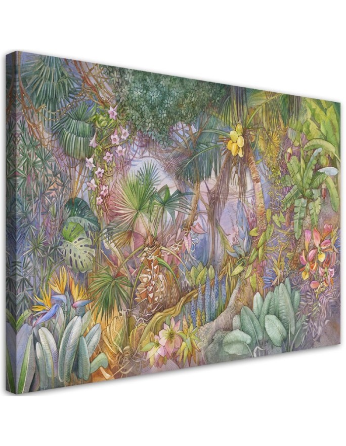 Leinwandbild - Tiefer Dschungel | Feeby