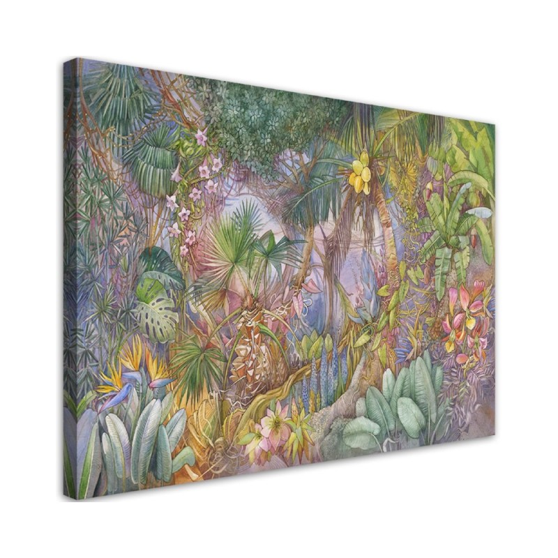 Leinwandbild - Tiefer Dschungel | Feeby