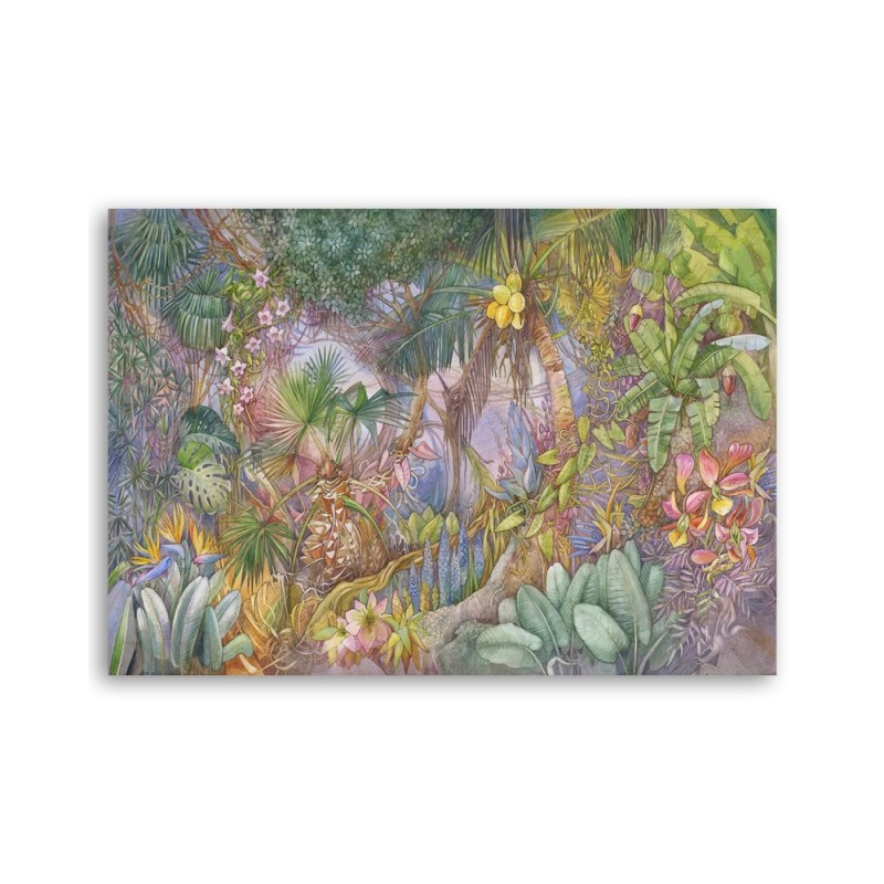 Leinwandbild - Tiefer Dschungel | Feeby