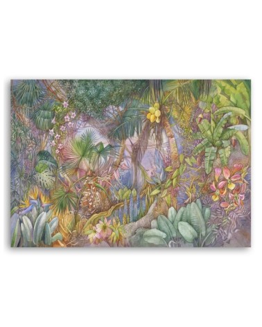 Leinwandbild - Tiefer Dschungel | Feeby