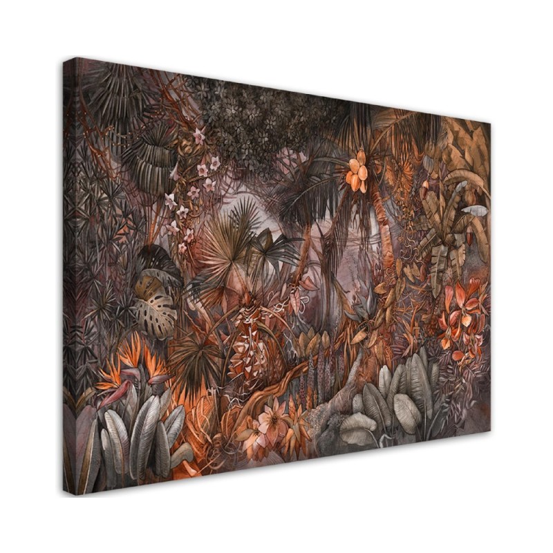 Modernes Wandbild - Tiefer Dschungel | Feeby