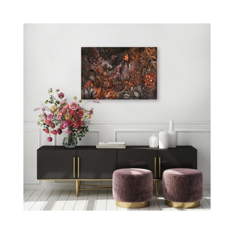 Modernes Wandbild - Tiefer Dschungel | Feeby