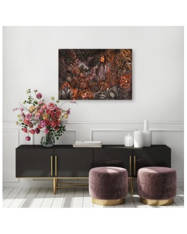 Modernes Wandbild - Tiefer Dschungel | Feeby