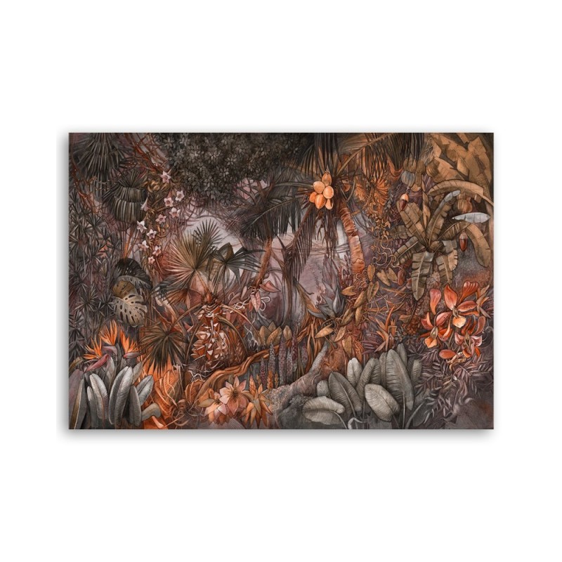 Modernes Wandbild - Tiefer Dschungel | Feeby