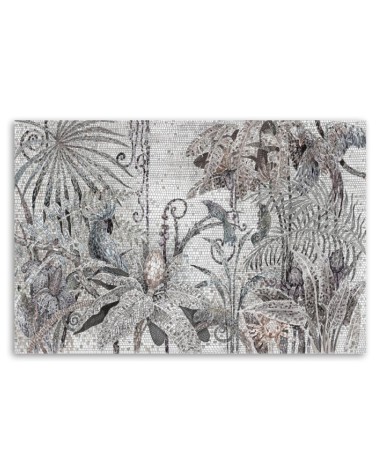 Dekoratives Leinwandbild - Mosaik -Dschungel | Feeby