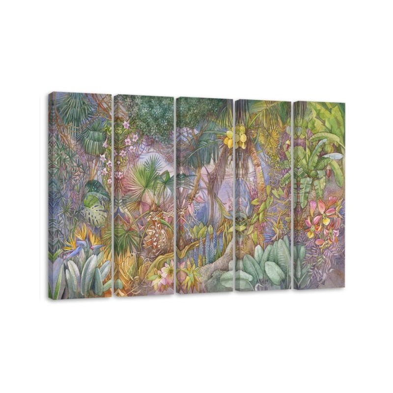 Leinwandbild - Tiefer Dschungel | Feeby