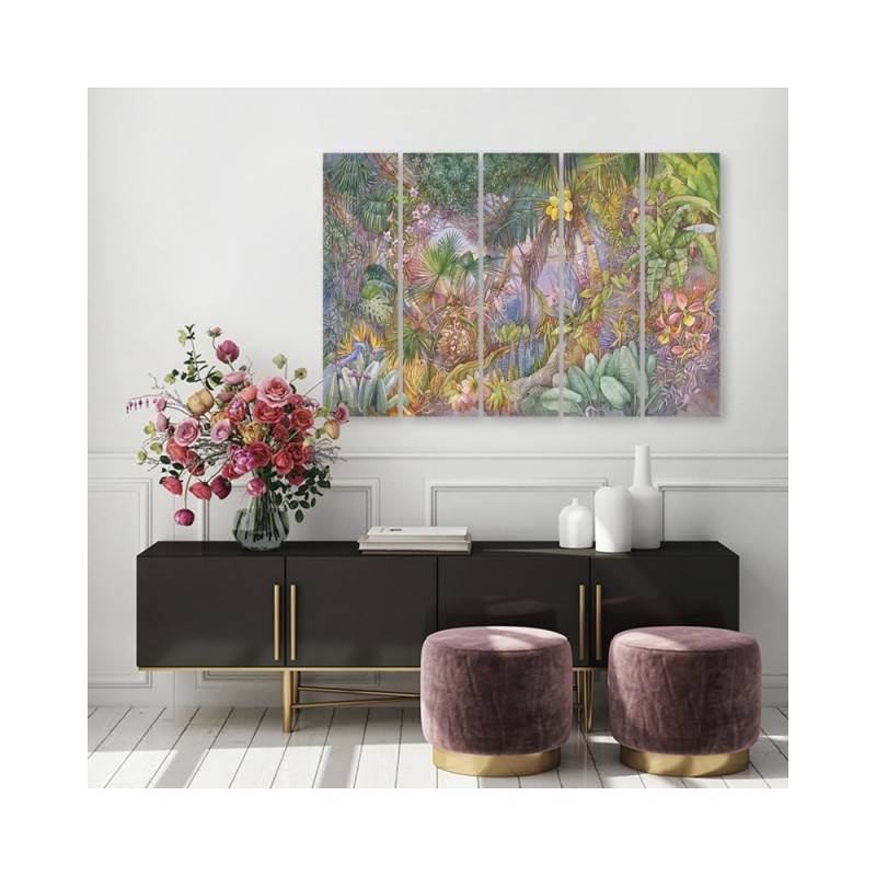 Leinwandbild - Tiefer Dschungel | Feeby