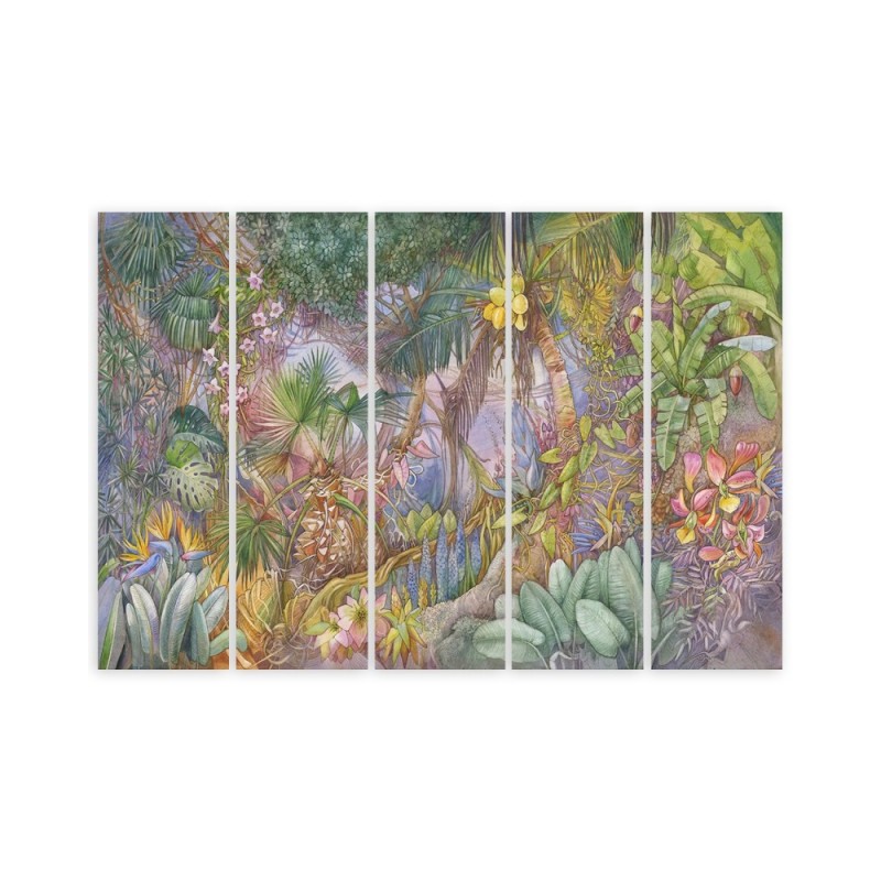 Leinwandbild - Tiefer Dschungel | Feeby