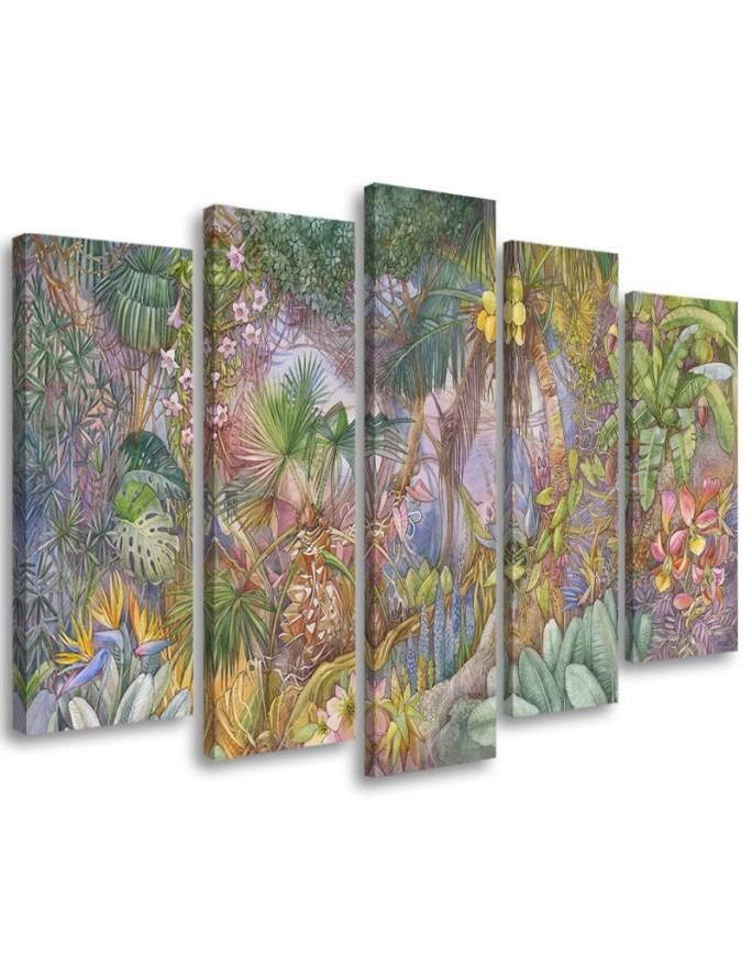 Bild auf Leinwand - Tiefer Dschungel | Feeby