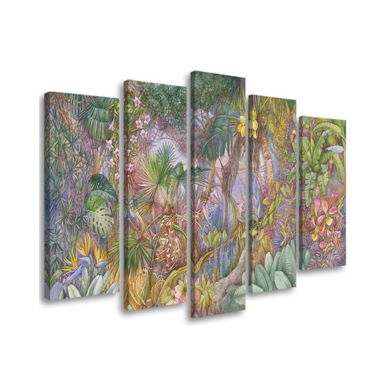 Bild auf Leinwand - Tiefer Dschungel | Feeby