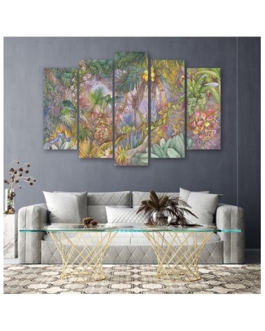 Bild auf Leinwand - Tiefer Dschungel | Feeby