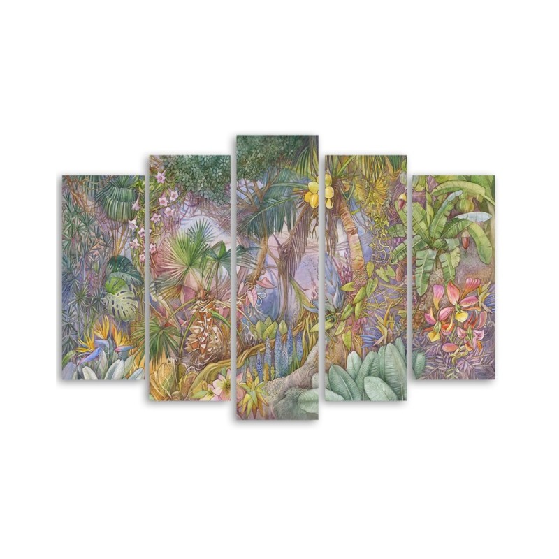 Bild auf Leinwand - Tiefer Dschungel | Feeby