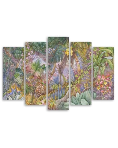 Bild auf Leinwand - Tiefer Dschungel | Feeby
