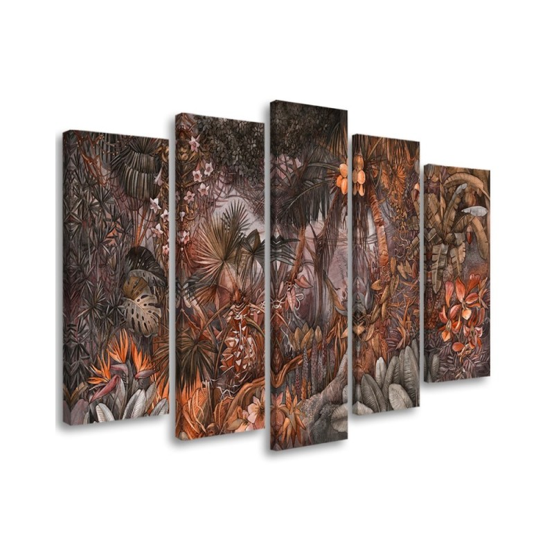 Leinwandbild modern - Tiefer Dschungel | Feeby