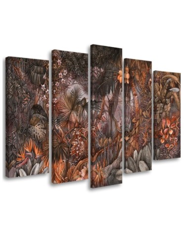 Leinwandbild modern - Tiefer Dschungel | Feeby